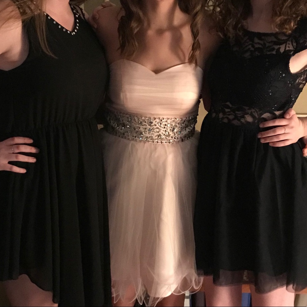 pink homecoming dress